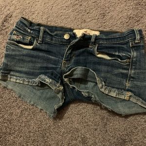 Mini denim shorts